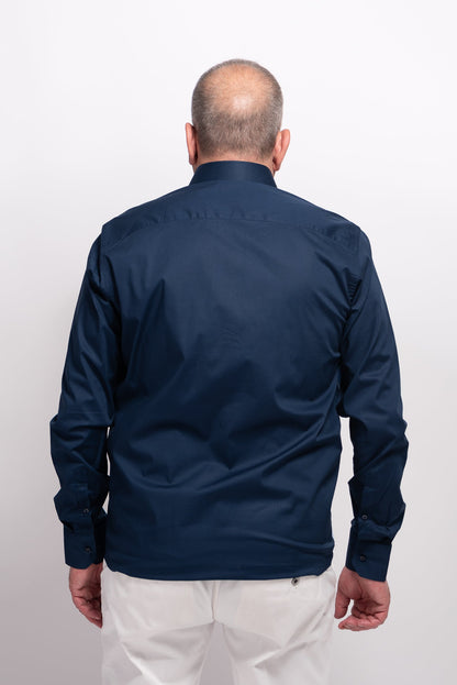 Camicia Bicolor Azzurro RatòN (con taschino)