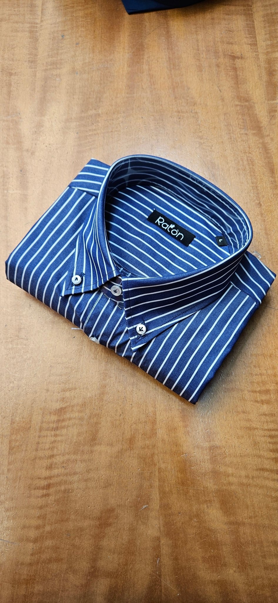 Camicia Blu Rigato RatòN (Con taschino) - RatòN